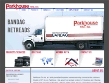 Tablet Screenshot of parkhousetire.com
